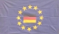 Preview: Flagge Europarat (D im Sternenkranz) 90 x 150 cm