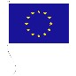 Preview: Flagge Europarat 20 x 30 cm Marinflag M/I