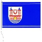 Preview: Flagge Stadt Fehmarn 225 x 150 cm Marinflag