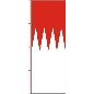 Preview: Flagge Franken mit Rechen 200 x 80 cm