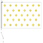 Preview: Flagge Franz. Staatsflagge mit Lilien 100 x 150 cm