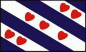Preview: Flagge Friesland ( NL ) 90 x 150 cm