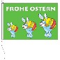Preview: Flagge Frohe Ostern 3 Hasen 120 x 200 cm