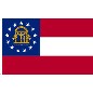 Preview: Flagge Georgia (USA) 90 x 150 cm