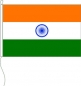 Preview: Flagge Indien 20 x 30 cm