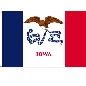 Preview: Flagge Iowa (USA) 90 x 150 cm