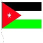 Preview: Flagge Jordanien 20 x 30 cm