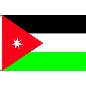Preview: Flagge Jordanien 90 x 150 cm