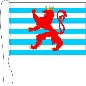 Preview: Tischflagge Luxemburg Handeslflagge 15 x 25 cm