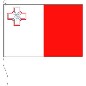 Preview: Flagge Malta 150 x 225 cm