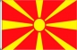 Preview: Flagge Mazedonien 90 x 150 cm