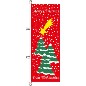 Preview: Flagge Merry Christmas 3 Tannen 400 x 150 cm