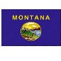 Preview: Flagge Montana (USA) 90 x 150 cm