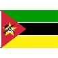Preview: Flagge Mosambik 90 x 150 cm