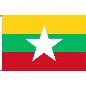 Preview: Flagge Myanmar 90 x 150 cm