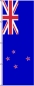 Preview: Flagge Neuseeland 400 x 150 cm