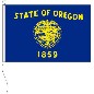 Preview: Flagge Oregon (USA) 80 X 120 cm
