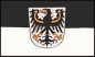 Preview: Flagge Preußen Ost (Adler) 150 x 250 cm