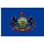 Preview: Flagge Pennsylvania (USA) 90 x 150 cm