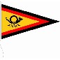 Preview: Postsignalflagge für Seeschiffe ca. 100 x 167 cm Marinflag