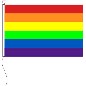 Preview: Flagge Regenbogen 120 x 200 cm