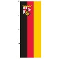 Preview: Auslegerfahne Rheinland-Pfalz 150 x 400 cm Marinflag