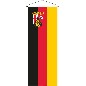 Preview: Bannerfahne Rheinland-Pfalz 120 x 300 cm Marinflag