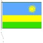 Preview: Flagge Ruanda 20 x 30 cm
