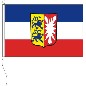 Preview: Flagge Schleswig-Holstein mit Wappen 150 x 250 cm