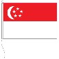 Preview: Flagge Singapur 20 x 30 cm