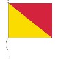 Preview: Flagge Signal O (Otto) 100 x 120 cm