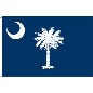 Preview: Flagge South Carolina (USA) 90 x 150 cm