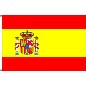 Preview: Flagge Spanien mit Wappen 90 x 150 cm