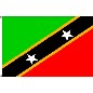 Preview: Flagge St. Christopher + Nevis 90 x 150 cm