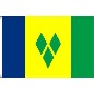 Preview: Flagge St. Vincent + Grenadines 90 x 150 cm