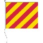 Preview: Flagge Signal Y 20 x 24 cm
