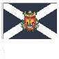 Preview: Flagge Teneriffa mit Wappen 150 x 225 cm