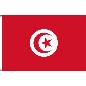 Preview: Flagge Tunesien 90 x 150 cm