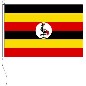 Preview: Flagge Uganda 40 x 60 cm