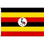 Preview: Flagge Uganda 90 x 150 cm
