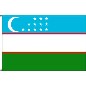 Preview: Flagge Usbekistan 90 x 150 cm
