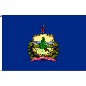 Preview: Flagge Vermont (USA) 90 x 150 cm