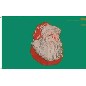 Preview: Flagge Weihnachtsmann Kopf ohne Text 90 x 150 cm
