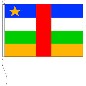Preview: Flagge Zentralafrikanische Republik 200 x 335 cm