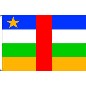 Preview: Flagge Zentralafrikanische Republik 90 x 150 cm