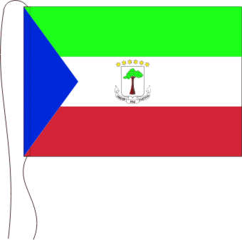 Tischflagge Äquatorial Guinea 15 x 25 cm