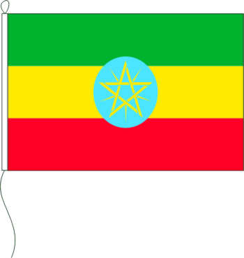 Flagge Äthiopien 30 x 20 cm Marinflag