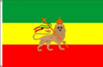 Flagge Äthiopien mit Löwe 90 x 150 cm