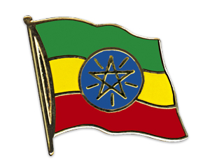 Anstecknadel Äthiopien (VE 5 Stück) 2,0 cm