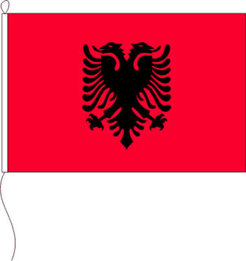 Fahne Albanien 30 x 45 cm Flagge 